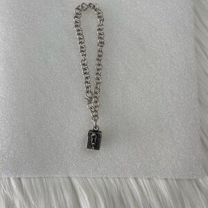 Sterling silver prayer box bracelet